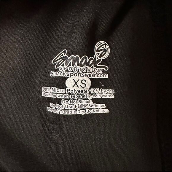 Smacks Sportswear ~ Jammers Volleyball Club ~ Black Long Pants ~ size XS - Picture 9 of 10
